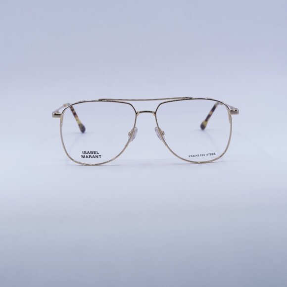 Isabel Marant IM 0057 0000 00 Eyeglasses Gold 56mm Aviator Frame - Picture 3 of 9